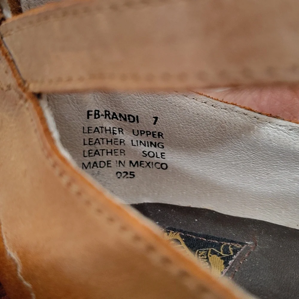 freebird Tan Leather Multi-Strap Block Heel Pumps - Picture 11 of 16